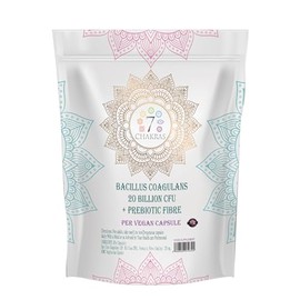 7C Bacillus Coagulans | 60 High Strength Spore Probiotic Capsules - 20 Billion CFU Bacillus Coagulans Probiotic per Serving | Non-GMO, Gluten & Allergen Free | Made in The UK