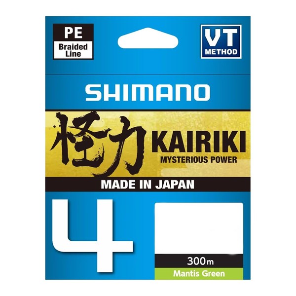 SHIMANO LDM64TE2020030G 4 Brins Kairiki 4 Mantis Green 300 m