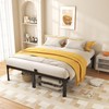 ROIL 18 Inch Queen Size Bed Frame with Mattress Slide