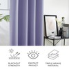 Deconovo Deconovo Opaque Blackout Eyelet Curtains, 214 x 107 cm,