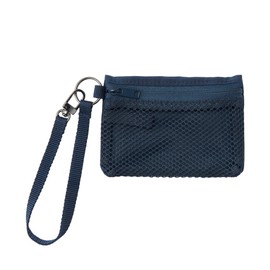 MUJI OHG72A3S Polyester Card Case, Navy, Approx. 3.1 x 4.7 inches (8 x 12 cm)