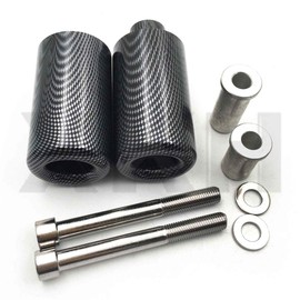 XKMT-No Cut Frame Slider Crash Protector Compatible With 2007 2008 Suzuki Gsxr 1000 Gsx-R Carbon [B00YWCOGVG]