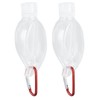 QANYEGN 2Set 50Ml Travel Bottle, Flip-top Plastic Liquid Bottle, Refillable
