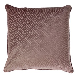 Paoletti Florence Cushion Cover, Blush, 55 x 55cm