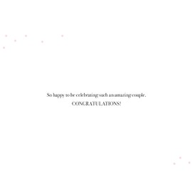 Graphique Solemates Handmade Card | Wedding Greeting | Bride, Groom, Newlyweds | Color-Coordinated Envelope | 5" x 7"