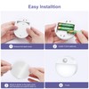 OQIMAX Motion Sensor Light, Battey Powered Under Cabinet Lights, Double