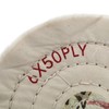 SING F LTD Spiral Stitched Cotton Buffing Polishing Wheel for