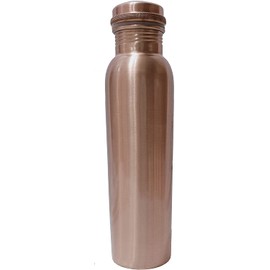 Gavya International Pure Copper Water Bottle 1 Liter / 34 Oz Extra Large Ayurvedic Drinking Vessel Drinking Water Bottle Health Benefits, yoga, Sport Birthday gift, Wedding Gift Items