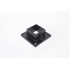 Floor Mount Post Plange for 2" Square Fence Post and