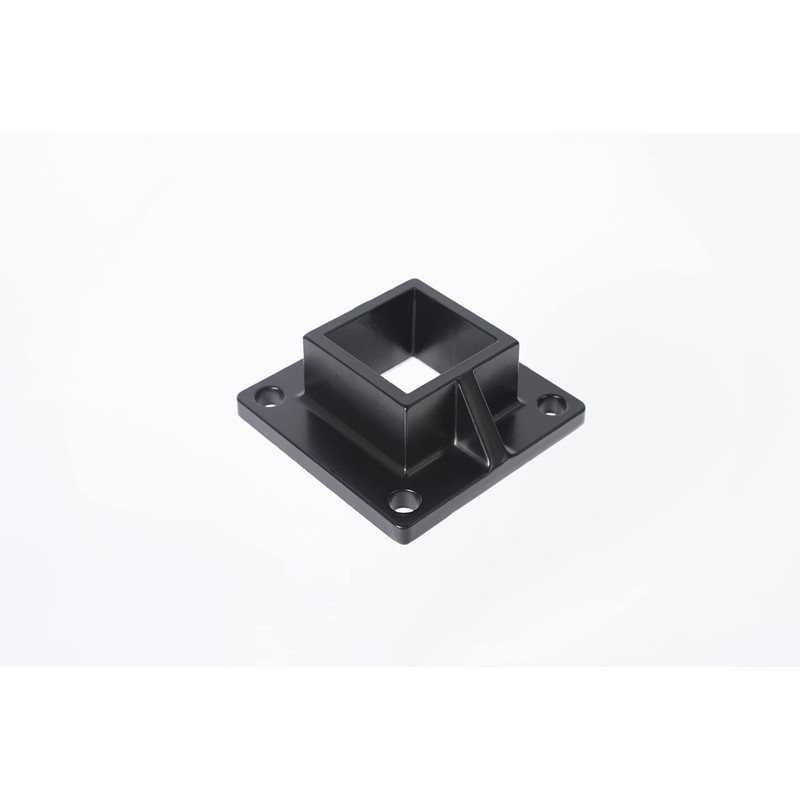 Floor Mount Post Plange for 2" Square Fence Post and