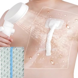 Dialysis Catheter Shower Cover Central Line Shower Protector for Chemo Port Chest Shower Shields Large Waterproof Transparent Wound Dressing Bandage 12"x16" 14 Pack