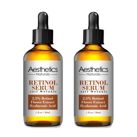 Aesthetics 2.5% Retinol Anti-Wrinkle Hyaluronic Serum (1 or 2-Pack) (2-Pack)