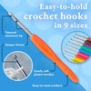 AILAMIAO Crochet Hooks Kit - 31 Piece Set with 9