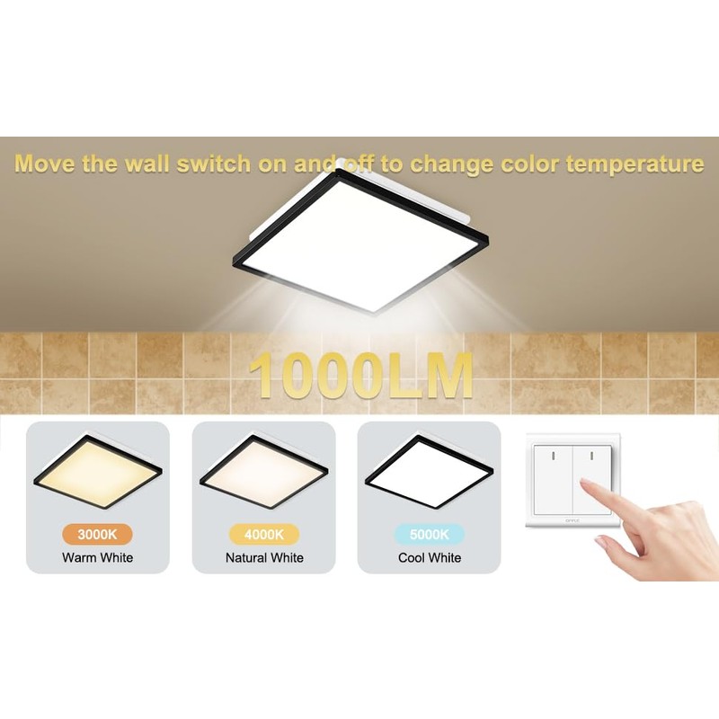 Tech Drive Bathroom Exhaust Fan with Light,80CFM 1.5Sone,Super Quiet Bathroom