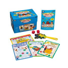 Super Duper Publications | Holiday & Seasonal Chipper Chat Open-Ended Magnetic Game | Educational Learning Resource for Children | Magnetic Wand, Chips, Game Boards