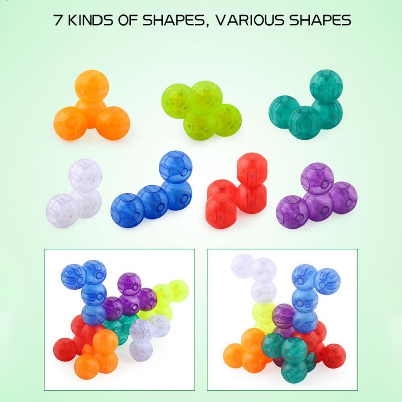 Magnetic Balls Building Blocks DIY Magnetic Sphere Balls with 54Pcs
