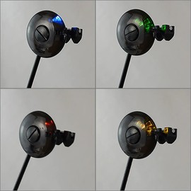Hirisi Carp Fishing Swingers Drop Off Indicator 4 x colours in Zipped Case Round head