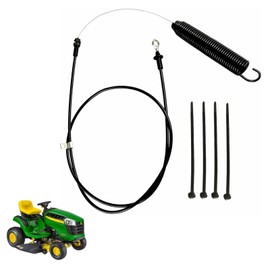 ZLLITONS GY22387 PTO Control Cable for John Dee-re Riding Mower Deck Engagement Clutch Cable 107S D100 D105 D110 D120 D125 D130 E100 E110 E120 E130 X105 X106 X107 X125 X126 X127 X145 Series Tractor