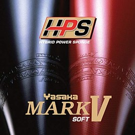 Yasaka Rubber Mark V HPS Soft Colour 2.3 mm, Red, Size 2.3 mm, Red