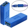 2-Pack USB 3.0 Coupler USB Female to Female USB Adapter,
