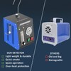 Automotive Smoke Machine, Professional Leak Detector Built-in Air Pump Flow