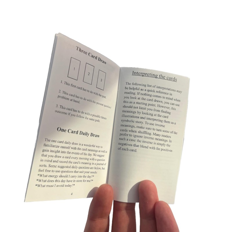 Vieux Monde Express Gold Foil Tarot Deck | Premium Waterproof