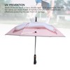 Portable Umbrella with Fan Reflective UPF 50+ Sun and Rain