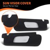 Aspaton 2Pcs Sun Visor Cover Protector Driver Passenger Side Compatible