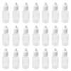 Yaphetss 50Pcs 20ml/0.7oz Empty Plastic Squeezable Dropper Bottles Refillable Eye
