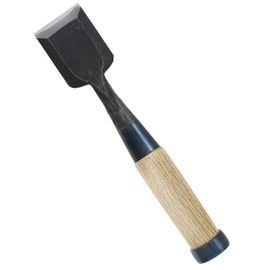 KAKURI Japanese Wood Chisel for Woodworking 1-5/8" (42mm), Made in JAPAN, Wood Chisel Oire Nomi, Razor Sharp Japanese High Carbon Steel Blade, White Oak Wood Handle