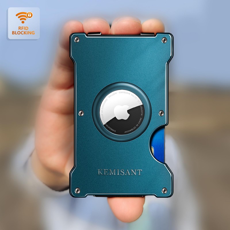 KEMISANT Men Wallet, Slim Wallet Money Clip Gift Men Compatible