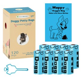 (270 bolsas) Bolsas de basura biodegradables，Bolsas higiénicas para perros,Bolsa de basura con aroma a lavanda，Bolsa de higiene para perros biodegradable a prueba de fugas