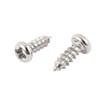 uxcell 50 Pcs M2 X 6mm Stainless Steel Phillips Round