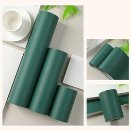 Dostear Wallpaper Border Peel and Stick Wall Border Sticker Home Ceiling Decorative Border for Bathroom Living Room Kitchen Dark Green 10cm X 500cm