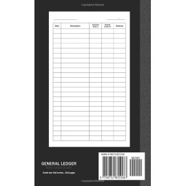 General Ledger Mini Cash Book: Small Ledger Book