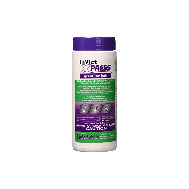 Rockwell Labs IXGB008 Invict Xpress Granular Pesticide Bait 8_Ounce