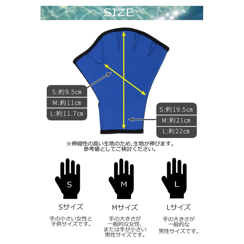 Cat Hand Paddle Glove (Blue, M)