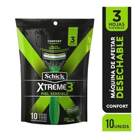 Schick, Rastrillo para Hombre Xtreme 3 10 unidades