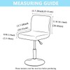 Bifaunvogel Bar Stool Cover with Back Waterproof Dining Room Square
