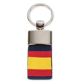 MIBANDERA Spain Flag Key Fob for Men and Women Flag Spain Car Motorcycle, horizontal flag