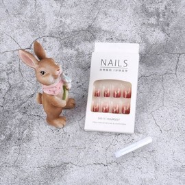 Stick-on Nail Tips R746 Gel Nail Tips Artificial Nails DIY Art Extensions Easy Pedicure Tips Stick-on / 붙이는 네일팁 R746 젤 네일 팁 인조 손톱 셀프 아트 연장 간편한 패디팁 붙이는