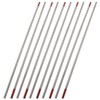 sourcingmap® 10 Pcs 2.4mm x 150mm Thoriated Tungsten Electrodes for