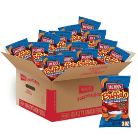 Herr's Buffalo Blue Cheese Curls, 3 Ounce (Pack of 20 bags)