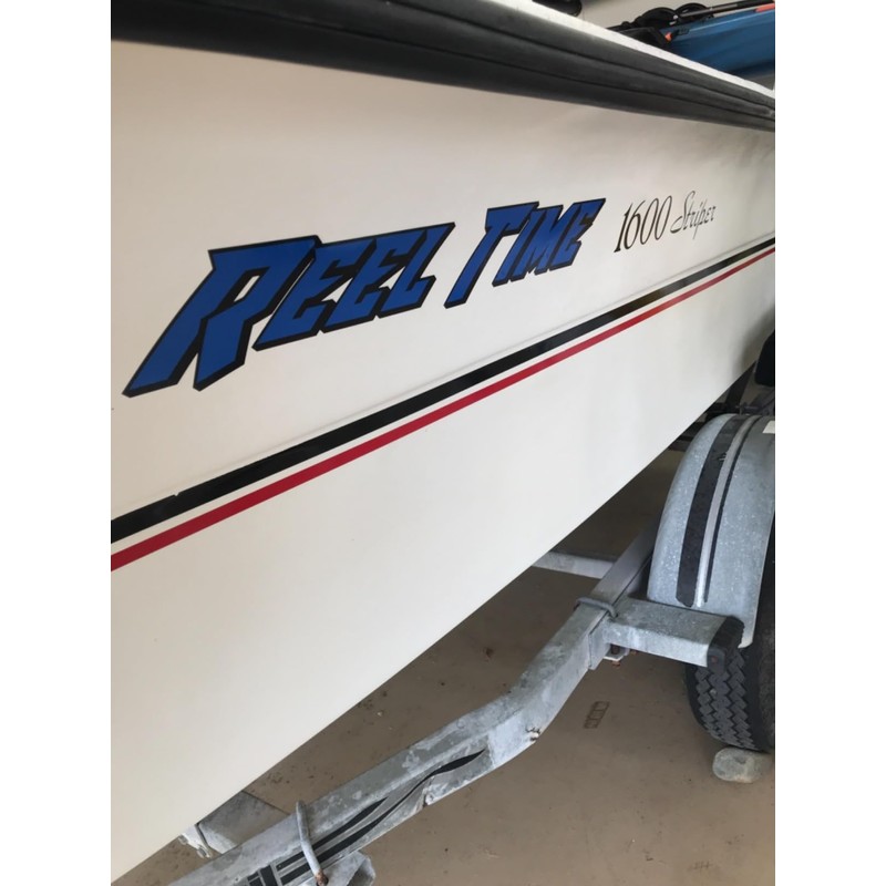 Boat Name Decal/Custom Hull Graphic/Premium Marine Vinyl Lettering CTDP (Short