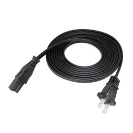 Power Cord Replacement for Emerson PD5208 PD5802 PD6511 PD6517 SB220 PD6511B PD5203 PD5202BL PD3812B PD5100 PD5198 PD5201 PD5202 PD6810 PD5098 Boombox Player AC 8.2ft 2 Prong Power Cord Cable