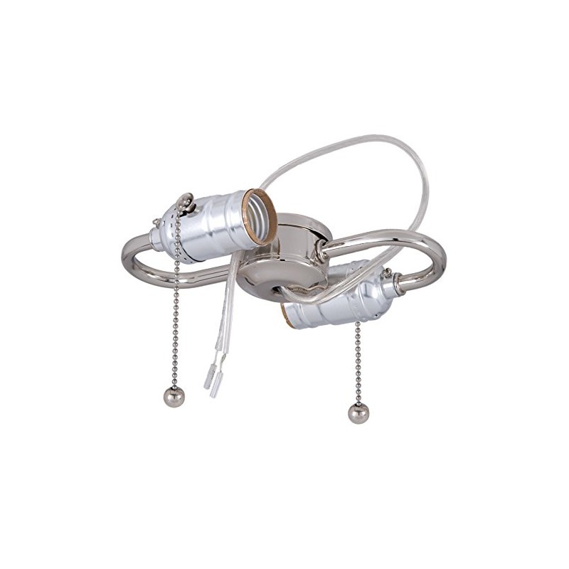 B&P Lamp® 2-Light S Type Cluster Body with Pull Chain