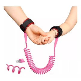 YONGLE Arnes Correa Seguridad Niños Pulsera Anti-robo De Acero 1.5m