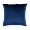 Vianney Funda Para Cojin Velvet Azul Con Cierre Vianney