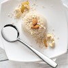 Bringer 12 Pieces Stainless Steel Round Soup Spoon, Bouillon Spoon