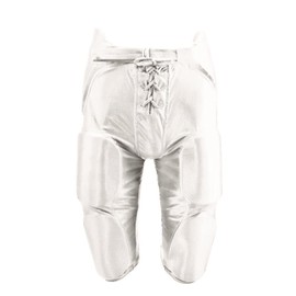 Sports Unlimited Integrated Dazzle Youth Football Pants - White-XXS